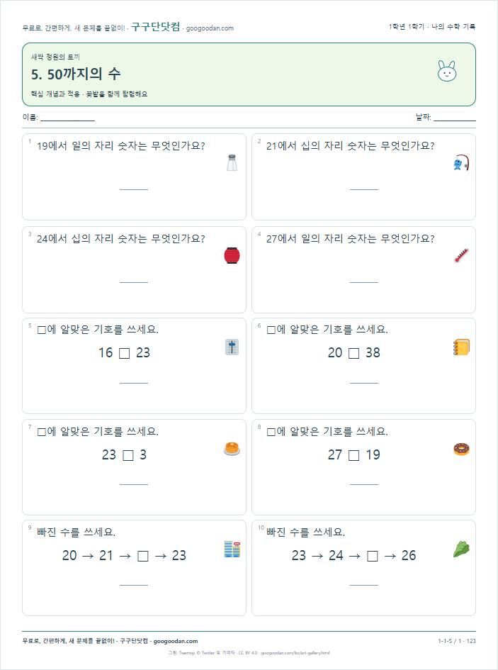 핵심 개념과 적용 문제지 미리보기