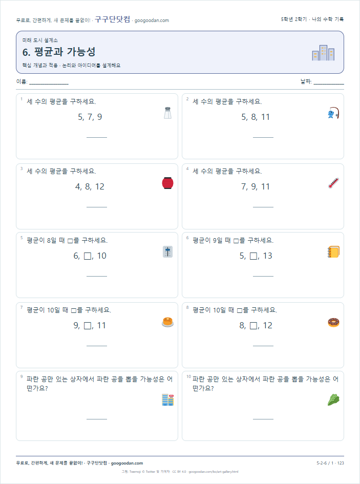 핵심 개념과 적용 문제지 미리보기